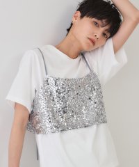 OPAQUE.CLIP/《ツインセット》スパンコールキャミ×Tシャツ【洗濯機洗い可】/508189529