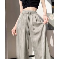 miniministore/ミニミニストア miniministore 水墨風ワイドパンツ 薄手ドレープパンツ夏/508189934
