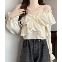 miniministore/ミニミニストア miniministore フリルブラウス オフショルブラウス 長袖/508189935