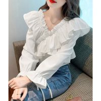 miniministore/ミニミニストア miniministore フリルブラウス オフショルブラウス 長袖/508189935