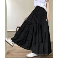 miniministore/ミニミニストア miniministore ティアードスカート 韓国風ロングスカート/508189942