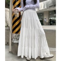 miniministore/ミニミニストア miniministore ティアードスカート 韓国風ロングスカート/508189942