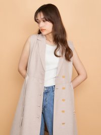 QUEENS COURT/クイーンズコート QUEENS COURT リネンライクシャンブレージレワンピース≪手洗い可能≫/508190068