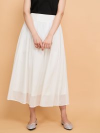 QUEENS COURT/クイーンズコート QUEENS COURT シアーストライプスカート≪セットアップ対応/手洗い可能≫/508190073