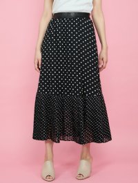 QUEENS COURT/クイーンズコート QUEENS COURT シフォンドットティアードスカート≪手洗い可能≫/508190074