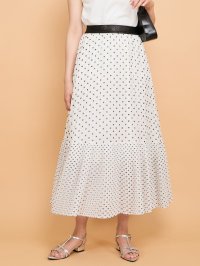 QUEENS COURT/クイーンズコート QUEENS COURT シフォンドットティアードスカート≪手洗い可能≫/508190074