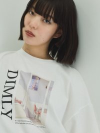 VICKY/ビッキー VICKY 配色フォトプリントTシャツ≪手洗い可能≫/508190079