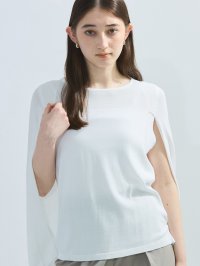 ketty/ケティ ketty スリットアームサラサラニットトップス≪手洗い可能≫/508190092