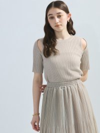 ketty/ケティ ketty ミックスニットカットアウトトップス≪手洗い可能≫/508190093