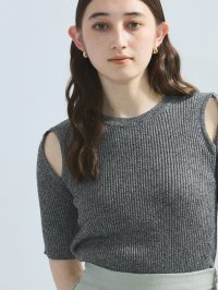 ketty/ケティ ketty ミックスニットカットアウトトップス≪手洗い可能≫/508190093