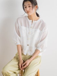 Droite Lautreamont/ドロワット ロートレアモン Droite lautreamont 変わり織メッシュカーディガン≪手洗い可能≫/508190671