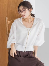 Droite Lautreamont/ドロワット ロートレアモン Droite lautreamont 変わり織りメッシュパーカー≪手洗い可能≫/508190673