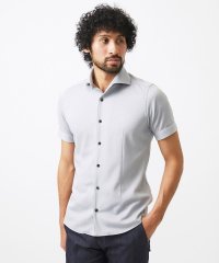 MICHEL KLEIN HOMME/《日本製》ジャガード柄半袖シャツ/508191405