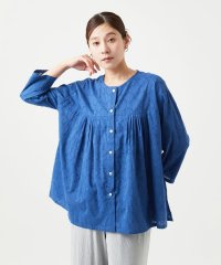 GIANNI LO GIUDICE/[洗える]ダイヤカットジャガードブラウス/508191411