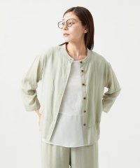 GIANNI LO GIUDICE/[洗える]ポリエステルレーヨンプレーンウェーブシャツブラウス/508191412