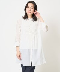 GEORGES RECH/[接触冷感]シアーローンレースブラウス/508191427
