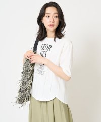 GEORGES RECH/ピンタックロゴカットソー/508191432