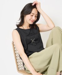 GEORGES RECH/チュールシルケットタンクトップ/508191433