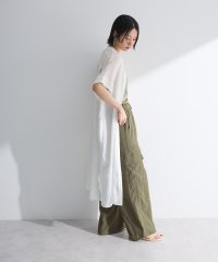 Green Parks/グリーン パークス Green Parks 半袖シアーシャツワンピース/508191489