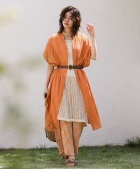 Green Parks/グリーン パークス Green Parks 半袖シアーシャツワンピース/508191489