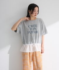 Green Parks/グリーン パークス Green Parks ウエストドロストドッキングロゴプルオーバー/508191502