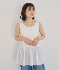 Green Parks/グリーン パークス Green Parks 裾フリルタンクトップ/508191503