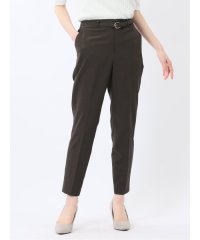 m.f.editorial/エムエフエディトリアル m.f.editorial ストレッチウォッシャブル サッカー テーパードパンツ こげ茶(セットアップ可能)/508191607