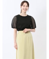 m.f.editorial/エムエフエディトリアル m.f.editorial レース切替 クルーネック 半袖プルオーバー/508191611