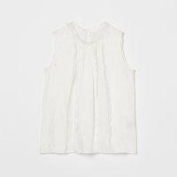 HELIOPOLE/CREPE SHEER SLEEVELESS BLOUSE/508191646