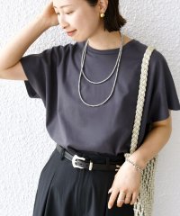 SHIPS WOMEN/〈接触冷感・洗濯機可能〉ポンチ ドルマン TEE/508191713