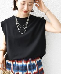 SHIPS WOMEN/〈接触冷感・洗濯機可能〉ポンチ ノースリーブ プルオーバー/508191715