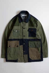 FDMTL/ファンダメンタル FDMTL COVERALL JACKET RINSE/508191778
