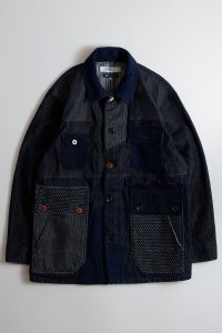 FDMTL/ファンダメンタル FDMTL COVERALL JACKET RINSE/508191783