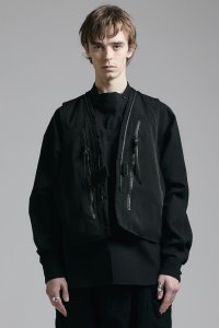 The Viridi-anne/ザ ヴィリディアン The Viridi－anne Nylon/Wool Twill Tactical Vest/508191818