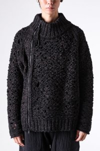 The Viridi-anne/ザ ヴィリディアン The Viridi－anne Mesh Knit Zip Knit/508191838