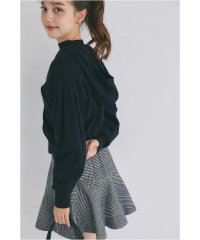 tocco closet/トッコクローゼット tocco closet クリアビジュー付きニットパーカー/508191909