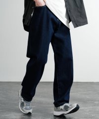 Rocky Monroe/ロッキーモンロー Rocky Monroe ワイドパンツ デニム ストレッチ メンズ レディース ツイル 無地 伸縮性 ジーパン ジーンズ テーパード ストレー/508191932