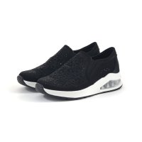 MK MICHEL KLEIN/エムケー ミッシェルクラン MK MICHEL KLEIN レディース スニーカー スリッポン チュール ラインストーン サイドゴア 歩きやすい 厚底 MK43/508191986