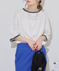 atONE/アットワン atONE 配色袖リブライン入りTシャツ/508192045