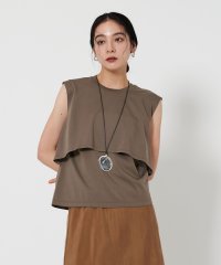 BEAUTY&YOUTH UNITED ARROWS/【WEB限定 Wardrobe DAILY MINIMAL】フリルレイヤード ノースリーブカットソー －接触冷感－/508192063