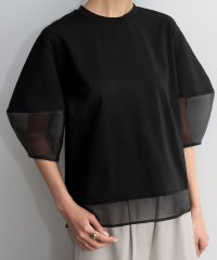 ELFRANK/エルフランク ELFRANK シアー切替えランタンスリーブプルオーバー/508192248