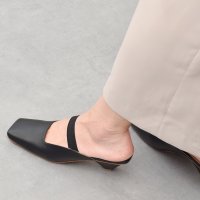 FABIO RUSCONI　/ファビオルスコーニ FABIO RUSCONI スクエアトウエラスティックバンドミュール/508192266
