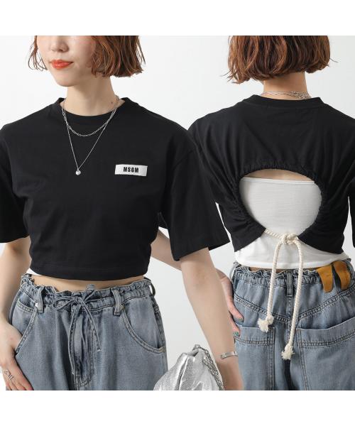 MSGM - エムエスジーエム MSGM 17SS ブラウス ギャザー 半袖