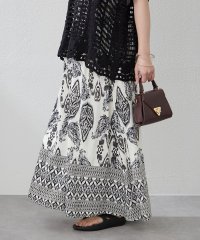 NICE CLAUP/OLIVE des OLIVE OUTLET/【NAO】パネル柄ロングスカート/508192847