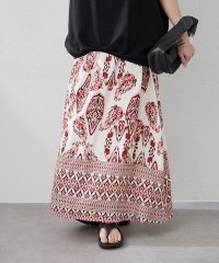 NICE CLAUP/OLIVE des OLIVE OUTLET/【NAO】パネル柄ロングスカート/508192847