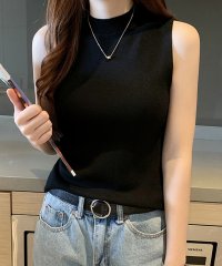 Girly Doll/ガーリードール Girly Doll ボトルネックノースリーブニット【韓国ファッション】/508192931