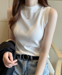 Girly Doll/ガーリードール Girly Doll ボトルネックノースリーブニット【韓国ファッション】/508192931