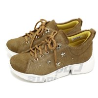 Ludique/ルディック Ludique Ludipue～ルディック～・スター付き牛革＆ハラコ調スニーカー【018－50295j】/508192965