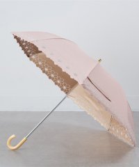 SETUP7/セットアップセブン SETUP7 PUグレースフラワー刺繍トップレス UVカット 晴雨兼用 折りたたみ傘 235570 CLIR/508193012