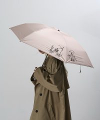SETUP7/セットアップセブン SETUP7 PU超軽量パリ街並み刺繍カービンミニ UVカット 晴雨兼用 折りたたみ傘 23568 CLIR/508193014